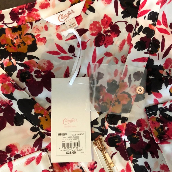 Candies Floral Top - Picture 3 of 6